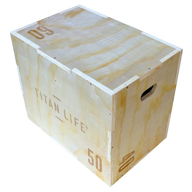 Läs mer om Titan LIFE Plyo Boxes Wooden, Plyo Box