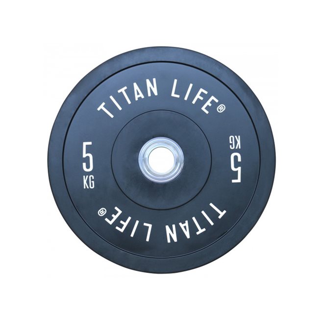 Läs mer om Titan LIFE Elite Bumper Plates, Viktskiva Bumper
