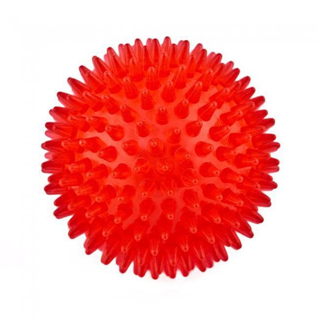 Läs mer om FitNord Spiky Massage Ball 9 cm, Red, Massageboll