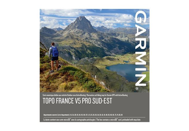 Läs mer om Garmin TOPO Frankrike v5 PRO, sydöst Garmin microSD™/SD™ card