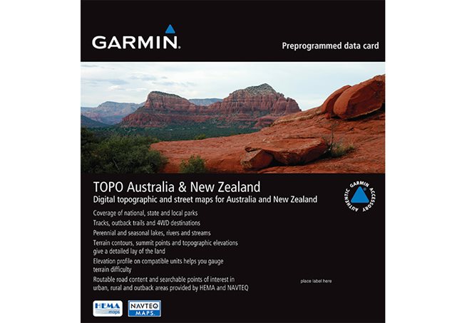 Läs mer om Garmin TOPO Australien + Nya Zeeland Garmin microSD™/SD™ card