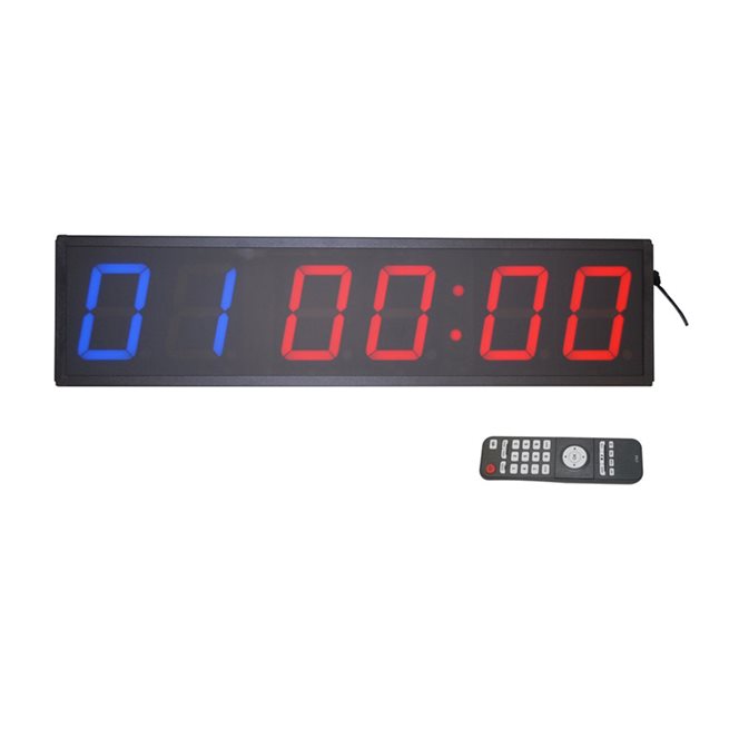 Titan LIFE Digital Clock Incl. Remote (6 Digits), Tidtagning