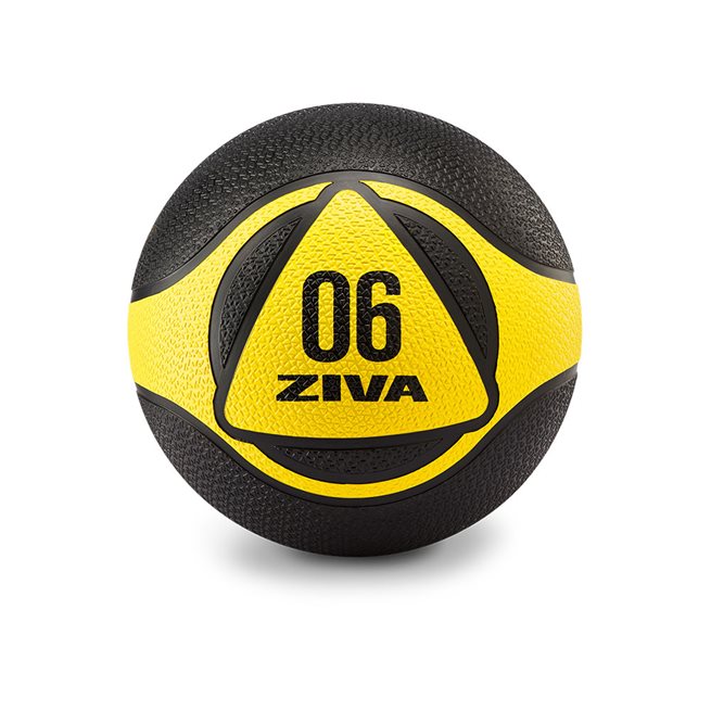 Läs mer om Ziva Zvo Medicine Ball Black/Yellow, Medicinboll