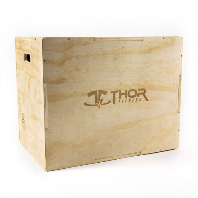 Thor Fitness Plyometric Wooden Box Large, Plyo Box