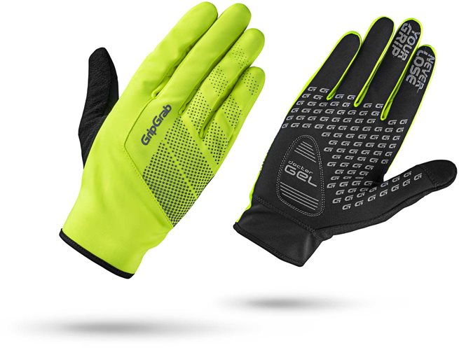 Läs mer om GripGrab Ride Hi-Vis Windproof Midseason Glove, Cykelhandskar vinter
