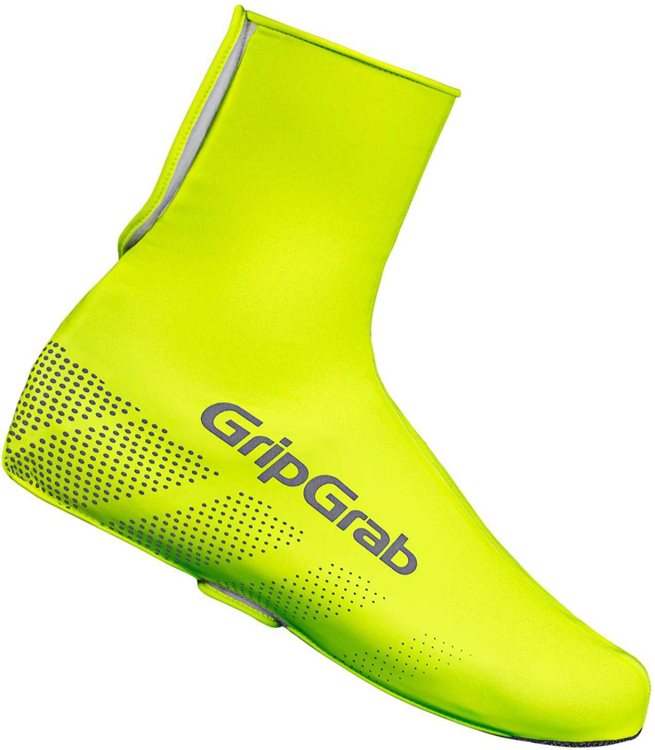 Läs mer om GripGrab Ride Waterproof Hi-Vis Shoe, Skoöverdrag vattentäta