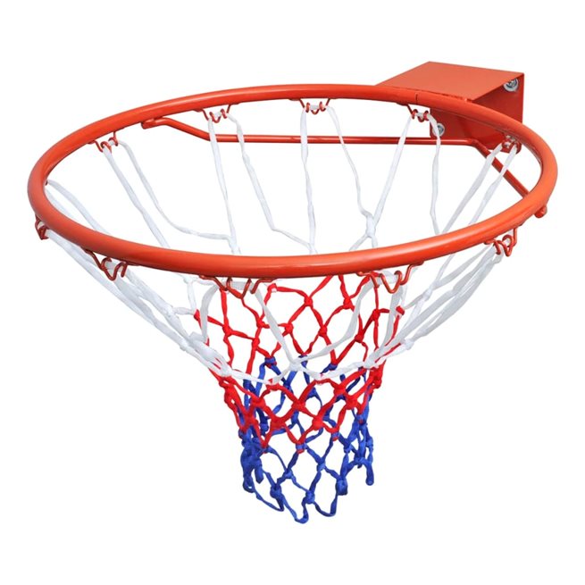 Läs mer om vidaXL Basketkorg med orange nät 45 cm