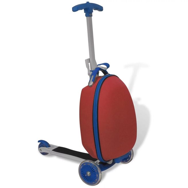 Läs mer om vidaXL Sparkcykel med väska för barn röd