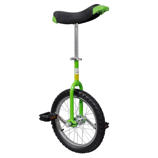 Läs mer om vidaXL Enhjuling 16 tum grön