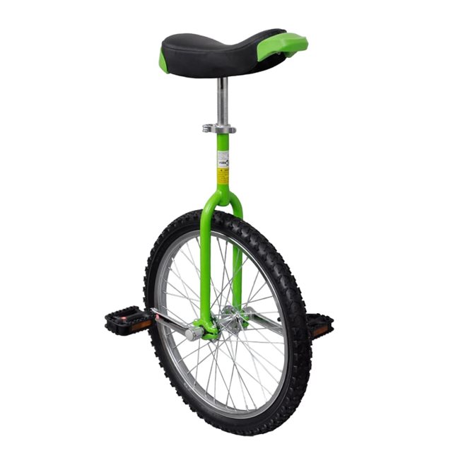 Läs mer om vidaXL Enhjuling 20 tum grön