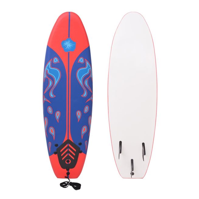 Läs mer om vidaXL Surfbräda blå och röd 170 cm