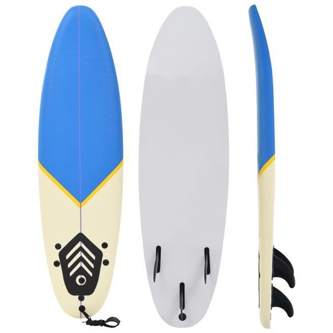 Läs mer om vidaXL Surfbräda 170 cm blå och gräddvit