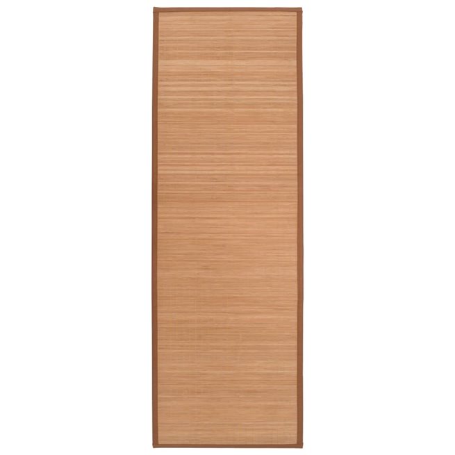 Läs mer om vidaXL Yogamatta i bambu 60x180 cm brun