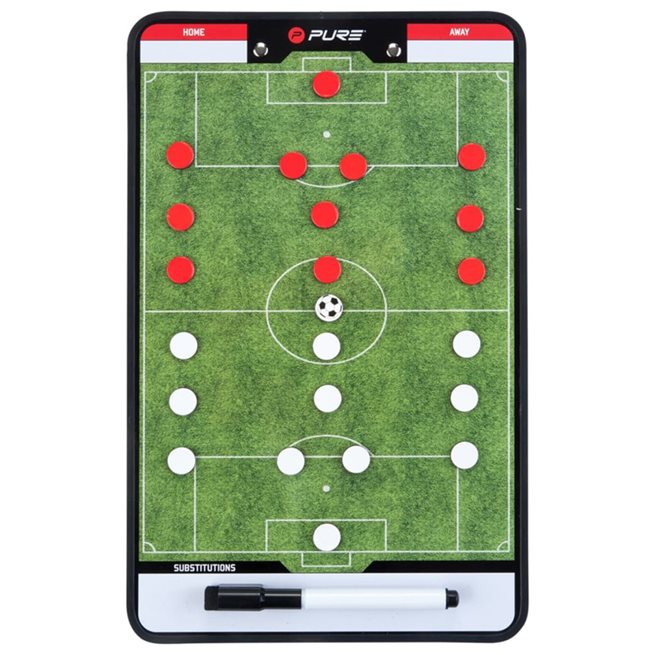 Läs mer om vidaXL Dubbelsidig taktikplatta för fotboll 35x22 cm