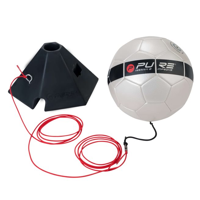 vidaXL Fotboll med snöre för teknikträning