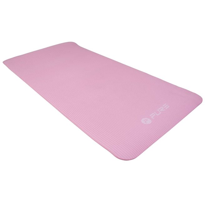 Läs mer om vidaXL Yogamatta 120x60x1cm gummi rosa