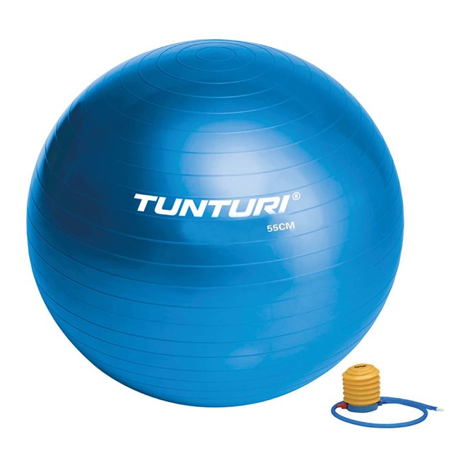 Läs mer om Tunturi Fitness Gymball Blue, Gymboll