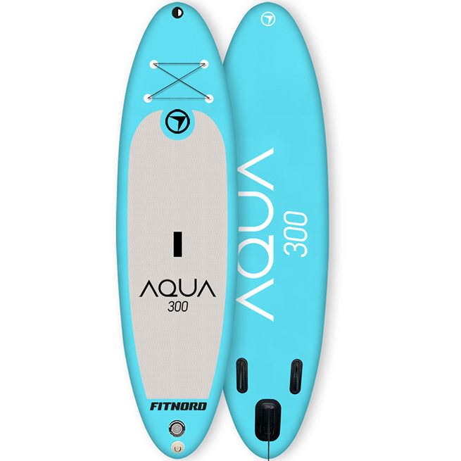 Läs mer om FitNord Aqua 300 SUP board set, SUP board
