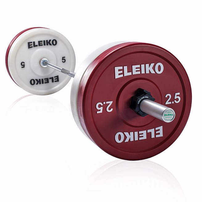 Läs mer om Eleiko Weightlifting Technique Set 25 kg, Skivstångset