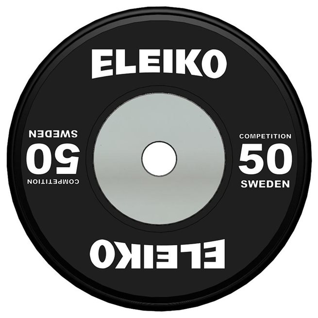 Läs mer om Eleiko WPPO Powerlifting Competition Disc, Viktskiva Gummerad