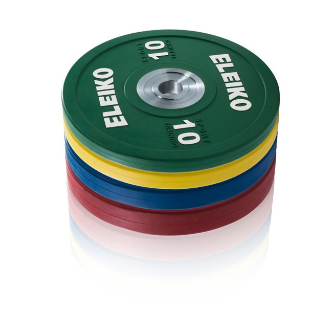 Läs mer om Eleiko Sport Training Disc - Coloured, Viktskiva Gummerad
